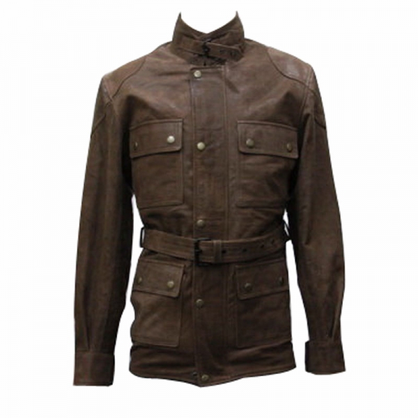 Men Leather Blazer